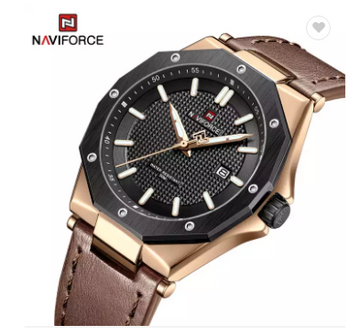 NAVIFORCE 9200L RGBBN New hot selling brand Quartz watches with PU leather strap men wristwatch wholesale sport clock