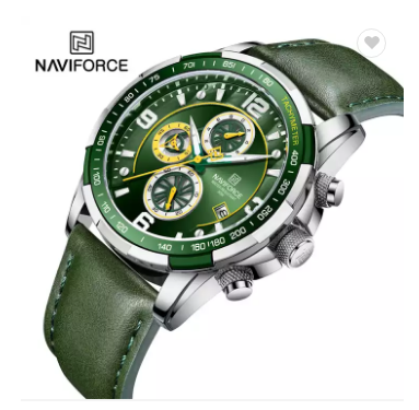 NAVIFORCE 8020L SGNGN watch wrist Quartz Chronograph movement with Luminous hands Men watches factory OEM Relojs