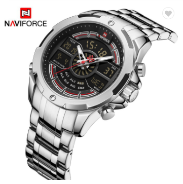 NAVIFORCE 9170 SB Men Watches Luxury Water Resistant Clock Chronograph Military Fashion business Quartz Watch Mens Sport