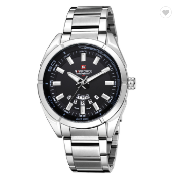 NAVIFORCE 9038 SB Brand Men Watches Business Quartz Watch Men’s Stainless Steel Band 30M Water Resistant Date Wristwatches