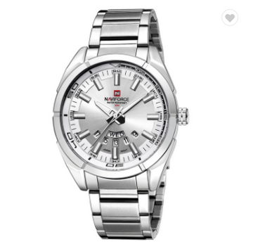 NAVIFORCE 9038 SW Brand Men Watches Business Quartz Watch Men’s Stainless Steel Band 30M Water Resistant Date Wristwatches