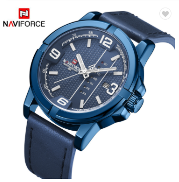 NAVIFORCE 9177 BEWBE Quartz Watch Men Casual Military Sports Leather Wristwatches Male Clock Luxury Brand