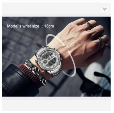 NAVIFORCE 9190 SW Men’s Watch Digital Sports Water Resistant Quartz Wristwatches Relogio Masculino Chronograph Clock