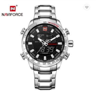 NAVIFORCE 9093 SBW Military Sports Watches Men Luxury Top Brand Digital Quartz Watch Men’s Water Resistant Wrist Watch Clock