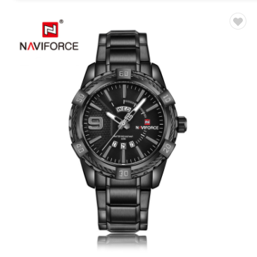 NAVIFORCE 9117S BB Luxury Brand Watches Men Fashion Classic Stainless Steel Sport Quartz WristWatch Male Water Resistant Analog Clock