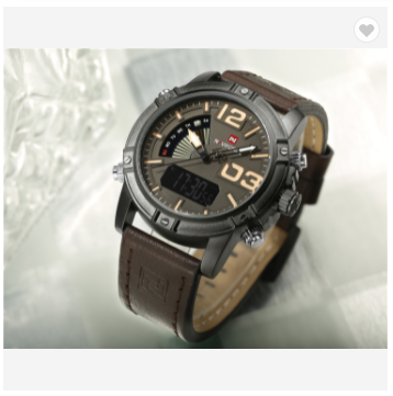 NAVIFORCE 9095 BCEDBN Men’s Fashion Sport Watches Men Quartz Analog Date Clock Man Leather Military Water Resistant Watch