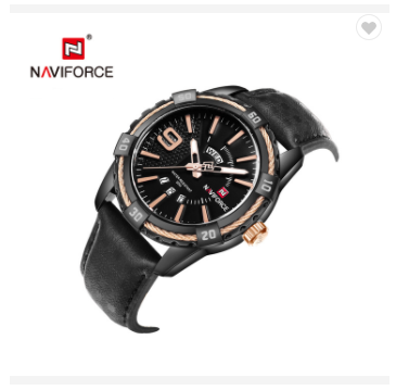 NAVIFORCE 9117L BRG Men Watches Fashion Quartz Wrist Watches Men’s Military Water Resistant Sports Watch Male Date Clock