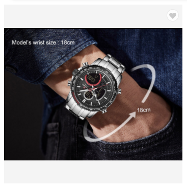 NAVIFORCE 9182 SB Men’s Chronograph Sport Watch