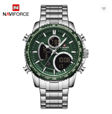 NAVIFORCE 9182 SGN Men Watch Luxury Sport Watches Mens Chronograph Quartz Wristwatch Date Male Clock