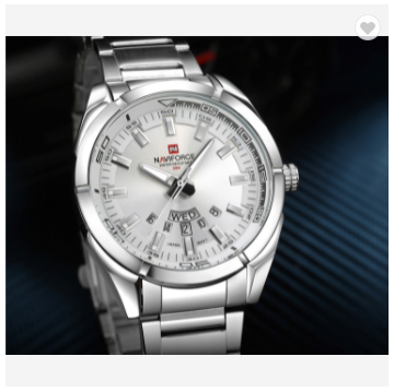 NAVIFORCE 9038 SW Brand Men Watches Business Quartz Watch Men’s Stainless Steel Band 30M Water Resistant Date Wristwatches