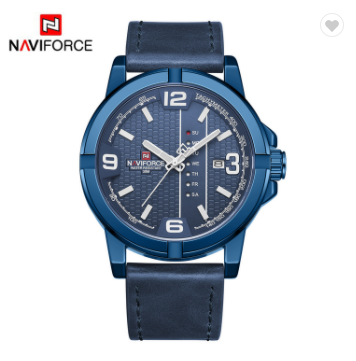NAVIFORCE 9177 BEWBE Quartz Watch Men Casual Military Sports Leather Wristwatches Male Clock Luxury Brand