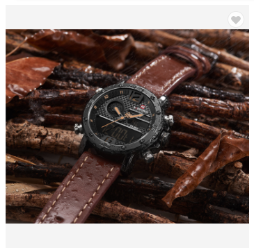 NAVIFORCE 9134 BYBN Mens Watches Luxury Military Dual Display Sports Watches Men Quartz Wristwatch Male Water Resistant Clock
