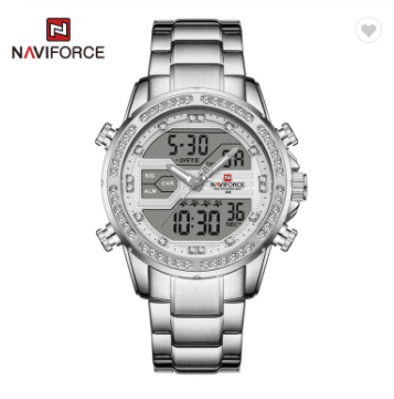NAVIFORCE 9190 SW Men’s Watch Digital Sports Water Resistant Quartz Wristwatches Relogio Masculino Chronograph Clock