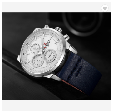 NAVIFORCE 9148 SWBE Brand Men Military Genuine Leather Sport Men’s Watches Water Resistant Chronograph Quartz Clock Date