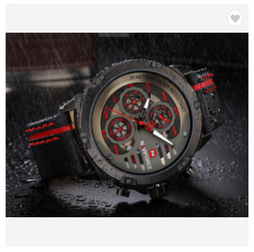NAVIFORCE 9110 BRB Men’s Fashion Sports Watches Water Resistant Leather Strap Creative Analog Quartz Wrist Watch Men Clock