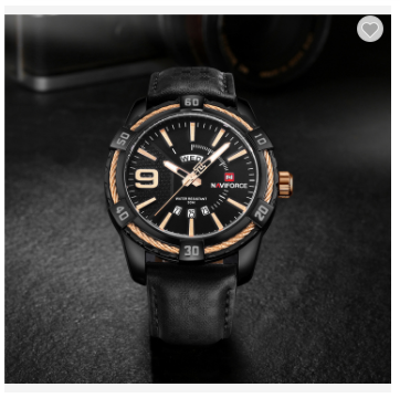 NAVIFORCE 9117L BRG Men Watches Fashion Quartz Wrist Watches Men’s Military Water Resistant Sports Watch Male Date Clock