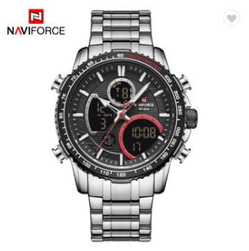 NAVIFORCE 9182 SB stainless steel chronograph sport watch for men