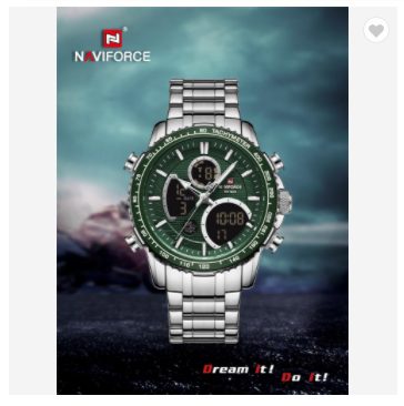 NAVIFORCE 9182 SGN Men Watch Luxury Sport Watches Mens Chronograph Quartz Wristwatch Date Male Clock