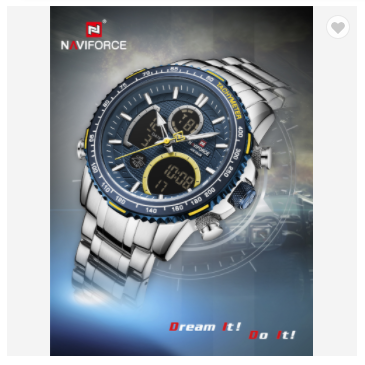 NAVIFORCE 9182 SBE Men’s Chronograph Sport Watch