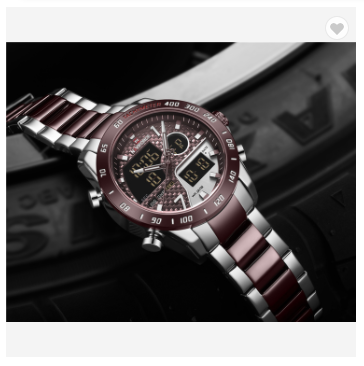 NAVIFORCE 9171 SCECE Luxury Brand Men Watch Military Digital Sport Wristwatch Mens Steel Strap Water Resistant Clock Male Fashion