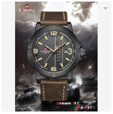 NAVIFORCE 9177 BYDBN Quartz Watch Men Casual Military Sports Leather Wristwatches Male Clock Luxury Brand