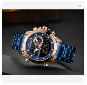 NAVIFORCE 9163 RGBE Men Military Sport Wrist Watch Quartz Steel Water Resistant Dual Display Male Clock Watches Luxury Fashion