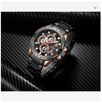 NAVIFORCE 9165 RGB Luxury Brand Mens Sport Watches Full Steel Quartz Watch Men Date Week Water Resistant Fashion