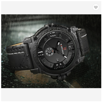 NAVIFORCE 9099 BWB Sport Mens Watches Top Brand Luxury Water Resistant Leather Quartz Military Wristwatch Male Clock