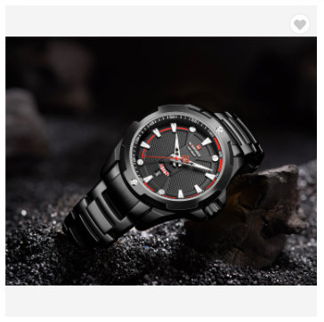 NAVIFORCE 9161 BB Fashion Luxury Watches Men Sports Casual Stainless Steel Quartz Wristwatch Water Resistant Male Watch Business