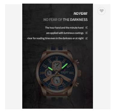 NAVIFORCE 9211S RGBE OEM Custom logo Stainless Steel Luminous Hand Luxury Mens Wrist Quartz Watch for Men