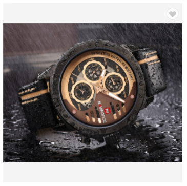 NAVIFORCE 9110 BRGBN Men’s Fashion Sports Watches Water Resistant Leather Strap Creative Analog Quartz Wrist Watch Men Clock