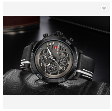 NAVIFORCE 9110 BWB Men’s Fashion Sports Watches Water Resistant Leather Strap Creative Analog Quartz Wrist Watch Men Clock