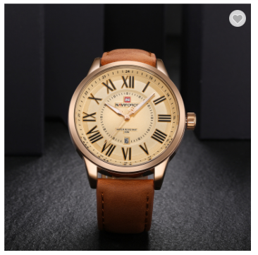 NAVIFORCE 9126 RGRGBN Fashion Mens Watches Luxury Quartz Men Week Date Sport Wrist Watch Male Water Resistant Clock Business