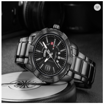 NAVIFORCE 9117S BB Luxury Brand Watches Men Fashion Classic Stainless Steel Sport Quartz WristWatch Male Water Resistant Analog Clock