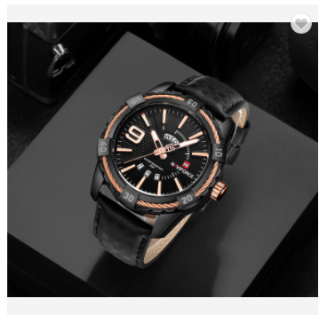 NAVIFORCE 9117L BRG Men Watches Fashion Quartz Wrist Watches Men’s Military Water Resistant Sports Watch Male Date Clock