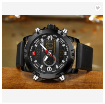 NAVIFORCE 9097 BBB Luxury Brand Men Sport Watches Men’s Leather Digital Army Military Watch Man Quartz water resistant Clock