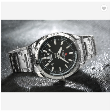 NAVIFORCE 9038 SB Brand Men Watches Business Quartz Watch Men’s Stainless Steel Band 30M Water Resistant Date Wristwatches