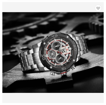 NAVIFORCE 9175 SW Men Watches Luxury Chronograph Quartz Men’s Watch Stainless Steel Strap Casual Luminous Clock