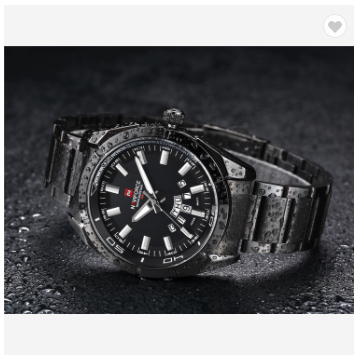 NAVIFORCE 9038 BB Brand Men Watches Business Quartz Watch Men’s Stainless Steel Band 30M Water Resistant Date Wristwatches