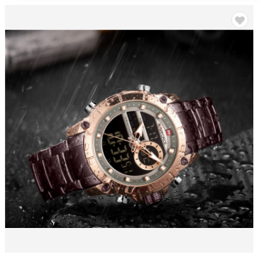 NAVIFORCE 9163 RGCE Men Military Sport Wrist Watch Quartz Steel Water Resistant Dual Display Male Clock Watches Luxury Fashion