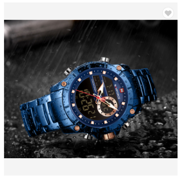 NAVIFORCE 9163 BEBE Men Military Sport Wrist Watch Quartz Steel Water Resistant Dual Display Male Clock Watches Luxury Fashion