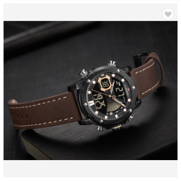 NAVIFORCE 9172L BYBN Watches Mens Luxury Military Sport Water Resistant Quartz Wrist watch LED Digital Analog alarm Clock Fashion