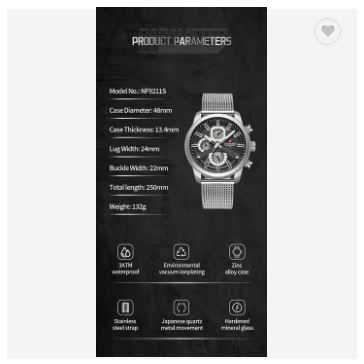 NAVIFORCE 9211S SB New Fashion Mens Luxury Quartz Watches Casual Mesh Steel Strap 30M Water Resistant Sport Watch for gift