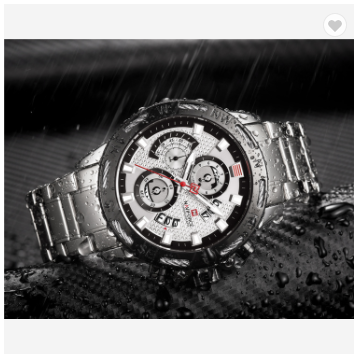 NAVIFORCE 9165 SW Luxury Brand Mens Sport Watches Full Steel Quartz Watch Men Date Week Water Resistant Fashion