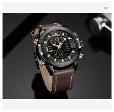 NAVIFORCE 9153L BYBN Watch Men Top Luxury Brand Leather Water Resistant Quartz Wristwatches Military Sport Watches Date