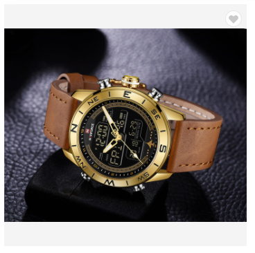 NAVIFORCE 9144 GGLBN Casual Sport Watches for Men Top Brand Luxury Military Leather Wrist Watch Man Clock Fashion
