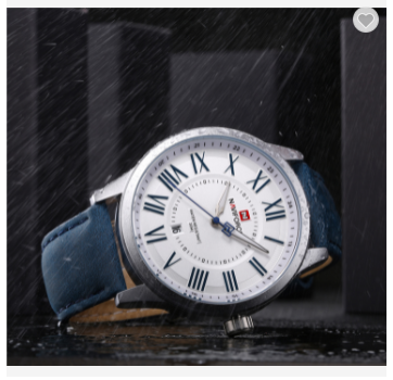 NAVIFORCE 9126 SWBE Fashion Mens Watches Luxury Quartz Men Week Date Sport Wrist Watch Male Water Resistant Clock