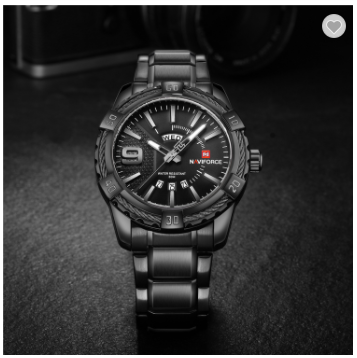 NAVIFORCE 9117S BB Luxury Brand Watches Men Fashion Classic Stainless Steel Sport Quartz WristWatch Male Water Resistant Analog Clock