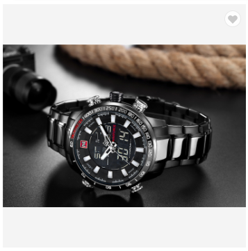 NAVIFORCE 9093 BBW Military Sports Watches Men Luxury Top Brand Digital Quartz Watch Men’s Water Resistant Wrist Watch Clock