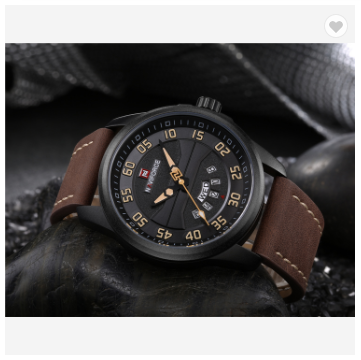 NAVIFORCE 9124 BYDBN Fashion Brand Men Watch Casual Leather Quartz Analog Wrist Watches Water Resistant Auto Week Date Clock